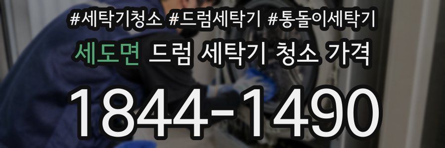 세도면 드럼 세탁기 청소 가격