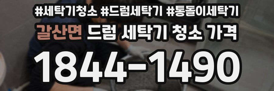 갈산면 드럼 세탁기 청소 가격