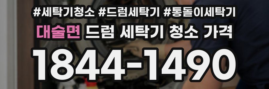 대술면 드럼 세탁기 청소 가격