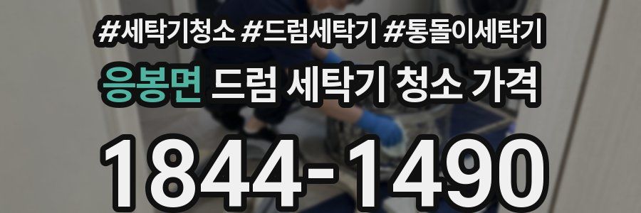 응봉면 드럼 세탁기 청소 가격