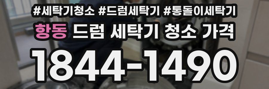 항동 드럼 세탁기 청소 가격