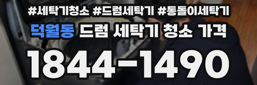 덕월동 드럼 세탁기 청소 가격