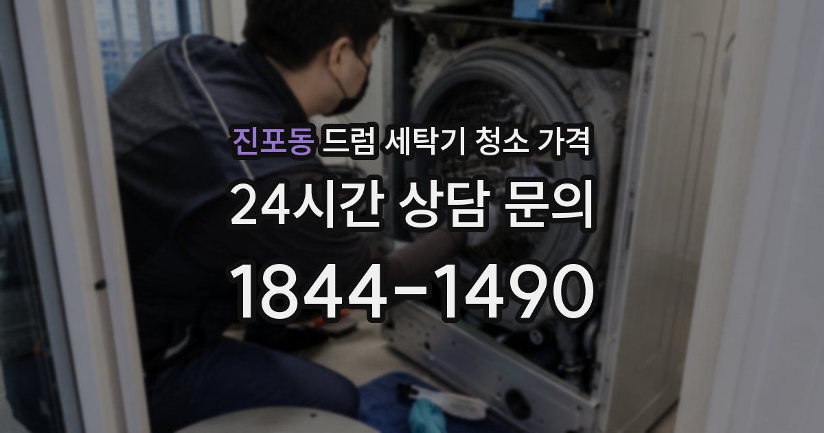 진포동 드럼 세탁기 청소 가격