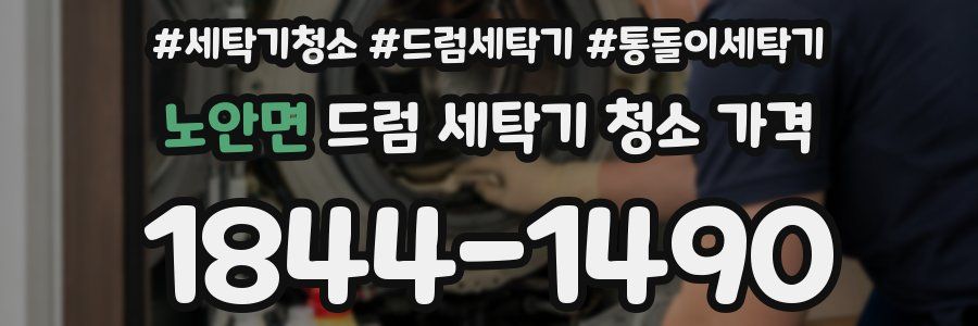 노안면 드럼 세탁기 청소 가격