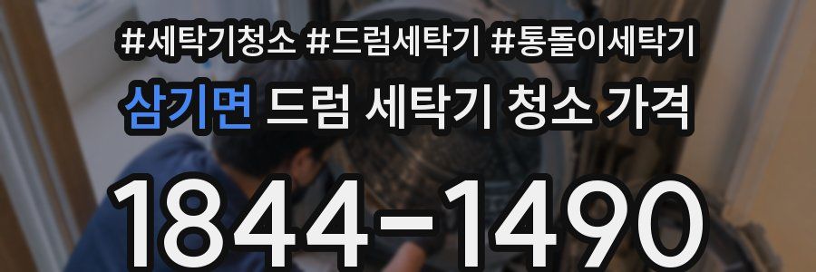 삼기면 드럼 세탁기 청소 가격