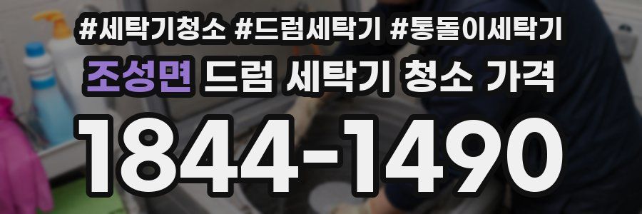 조성면 드럼 세탁기 청소 가격