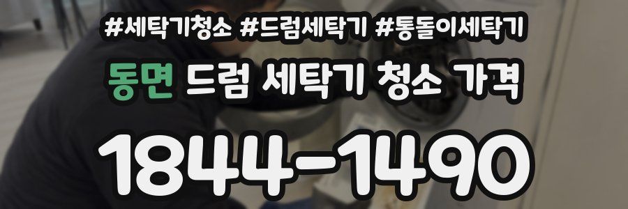 동면 드럼 세탁기 청소 가격