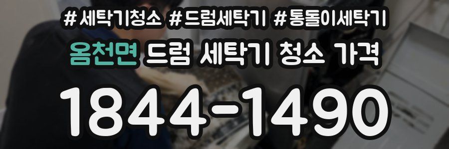 옴천면 드럼 세탁기 청소 가격