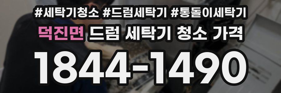 덕진면 드럼 세탁기 청소 가격