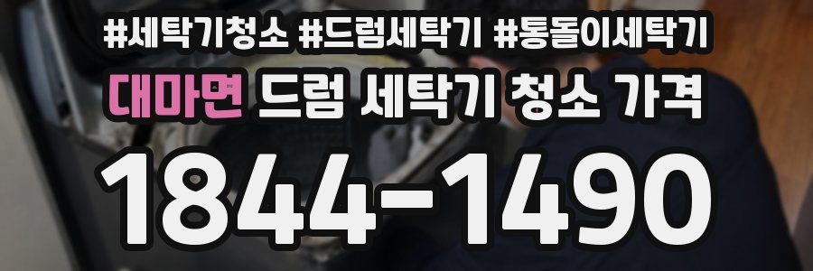 대마면 드럼 세탁기 청소 가격