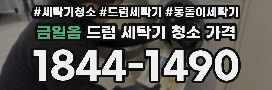 금일읍 드럼 세탁기 청소 가격