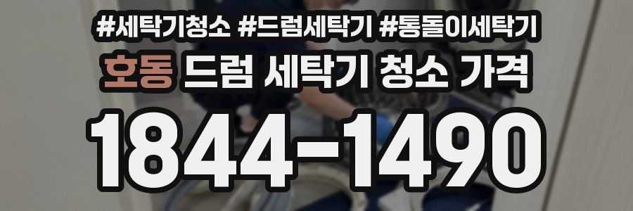 호동 드럼 세탁기 청소 가격