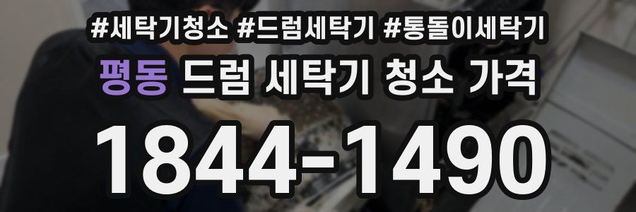 평동 드럼 세탁기 청소 가격