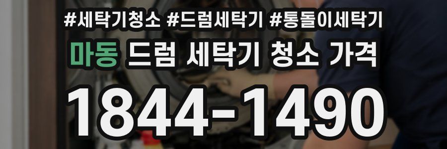 마동 드럼 세탁기 청소 가격