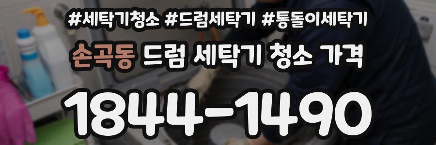 손곡동 드럼 세탁기 청소 가격