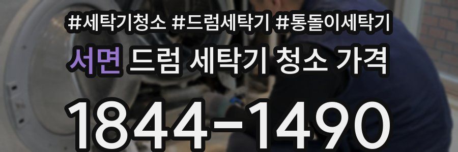 서면 드럼 세탁기 청소 가격