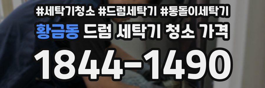 황금동 드럼 세탁기 청소 가격