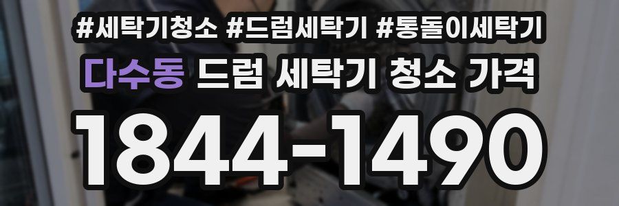 다수동 드럼 세탁기 청소 가격