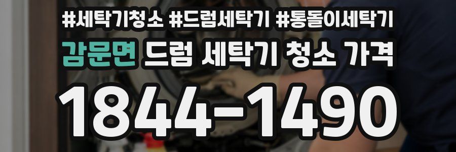 감문면 드럼 세탁기 청소 가격