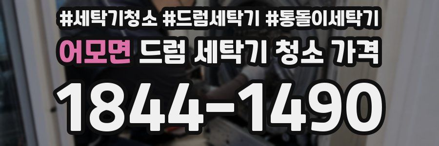 어모면 드럼 세탁기 청소 가격