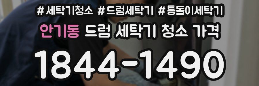 안기동 드럼 세탁기 청소 가격
