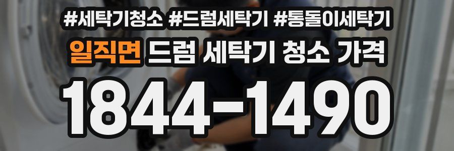 일직면 드럼 세탁기 청소 가격