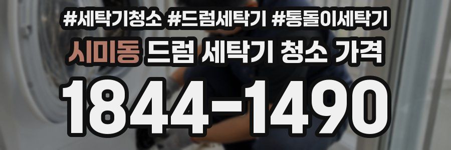 시미동 드럼 세탁기 청소 가격