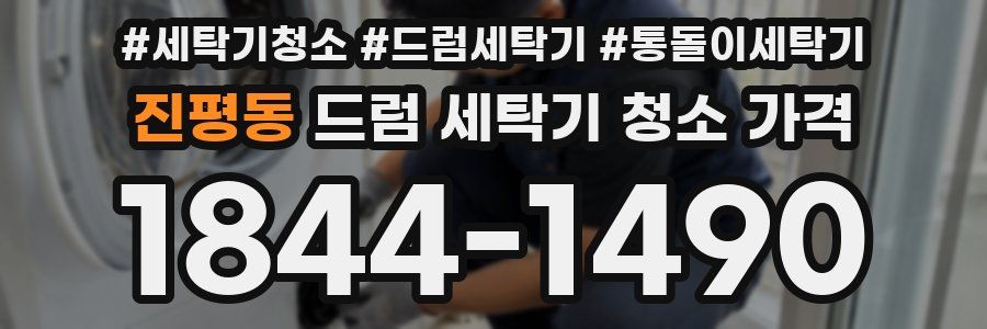 진평동 드럼 세탁기 청소 가격