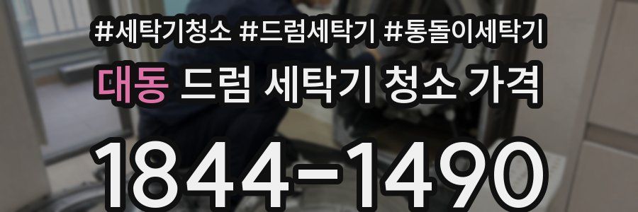 대동 드럼 세탁기 청소 가격