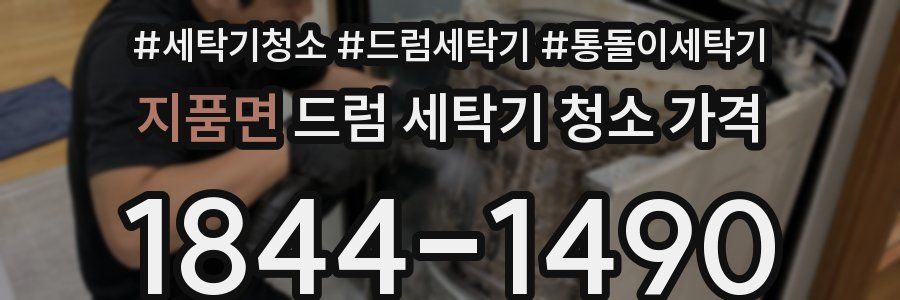 지품면 드럼 세탁기 청소 가격