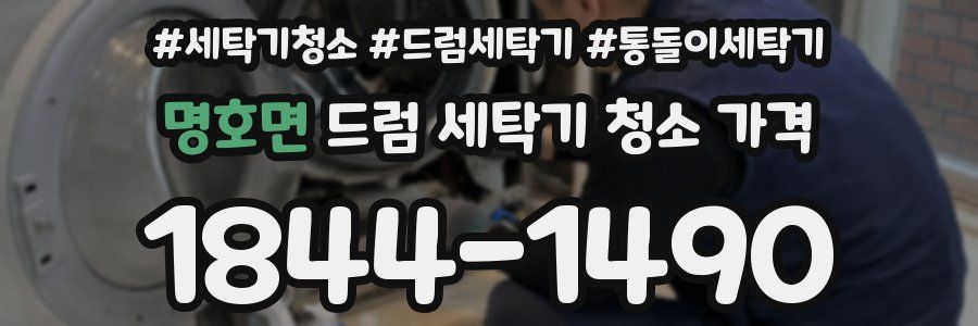 명호면 드럼 세탁기 청소 가격