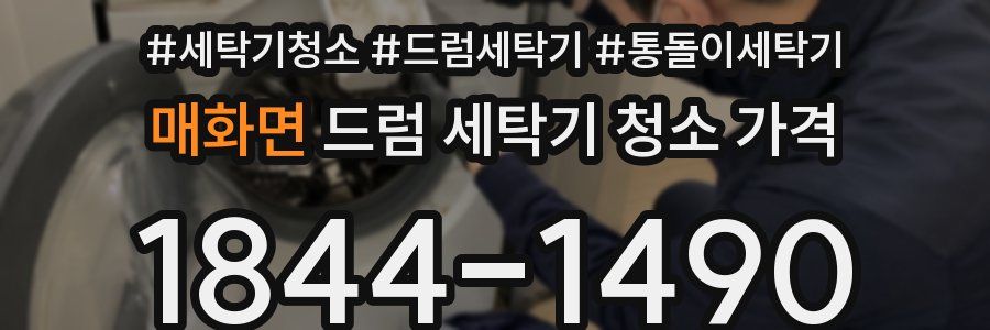 매화면 드럼 세탁기 청소 가격