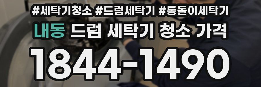 내동 드럼 세탁기 청소 가격