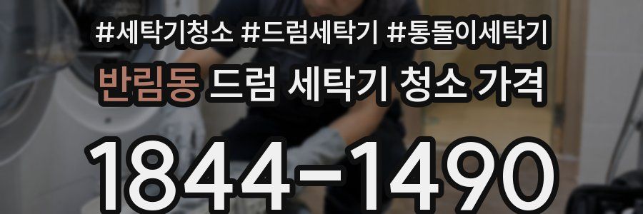 반림동 드럼 세탁기 청소 가격