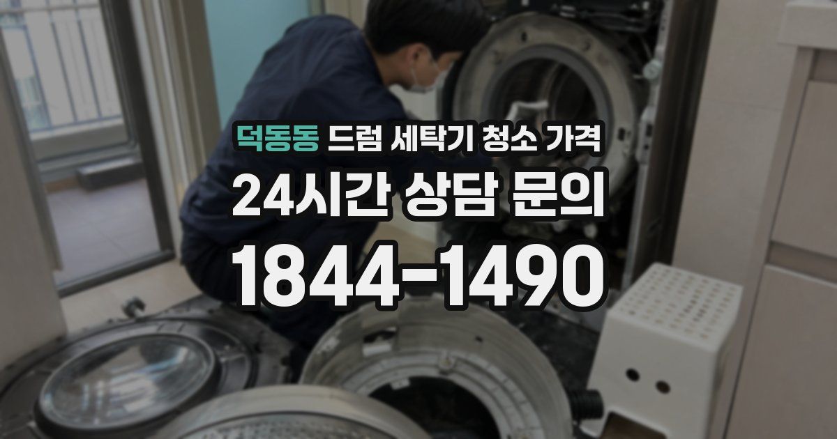 덕동동 드럼 세탁기 청소 가격