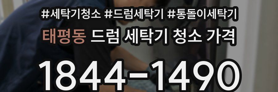 태평동 드럼 세탁기 청소 가격