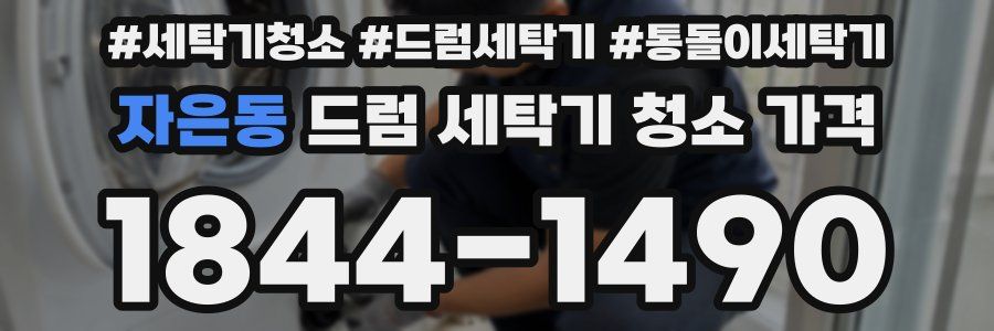 자은동 드럼 세탁기 청소 가격