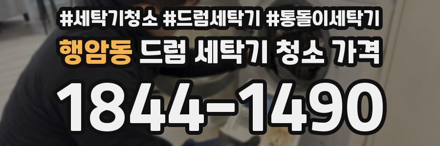 행암동 드럼 세탁기 청소 가격