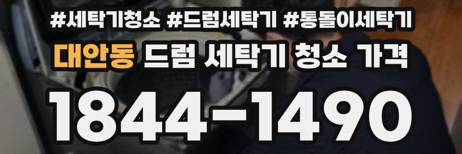 대안동 드럼 세탁기 청소 가격