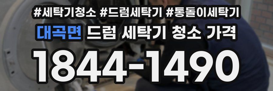 대곡면 드럼 세탁기 청소 가격