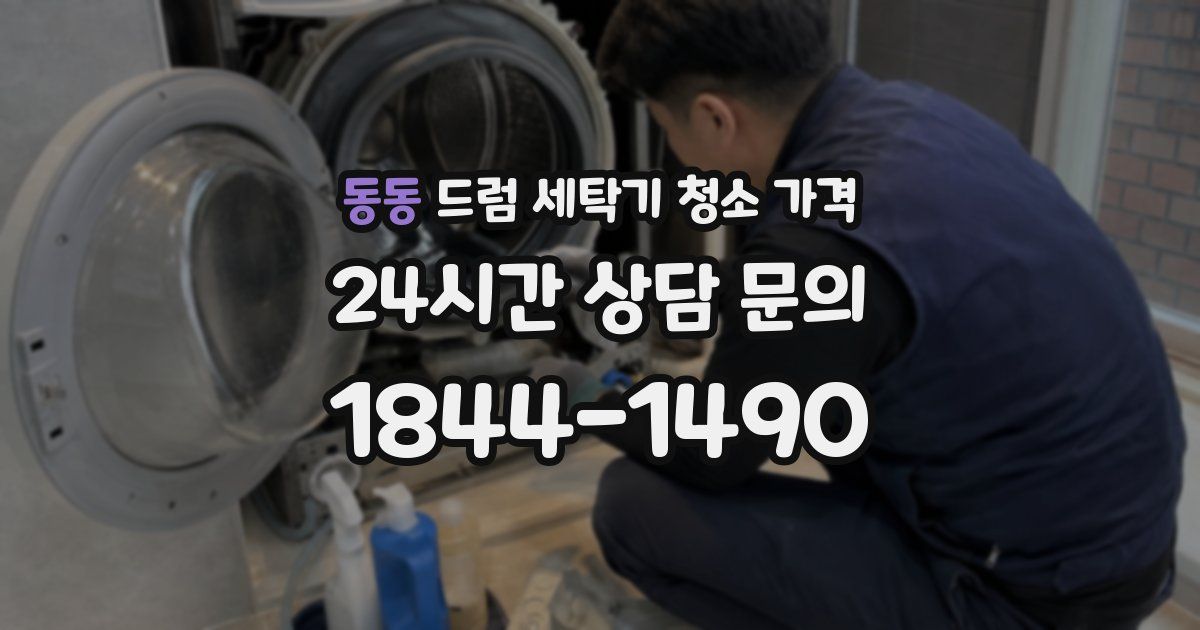 동동 드럼 세탁기 청소 가격