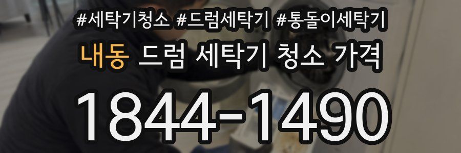 내동 드럼 세탁기 청소 가격