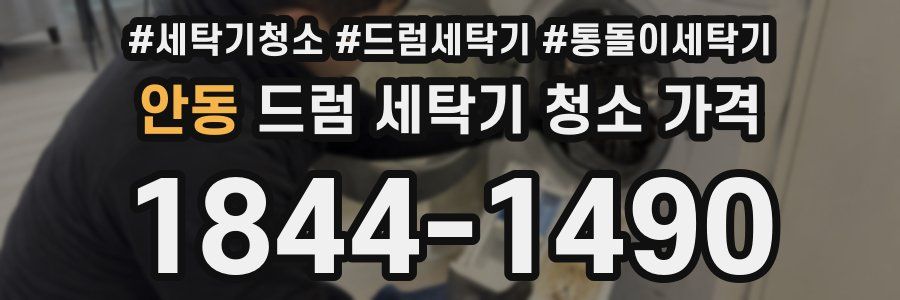 안동 드럼 세탁기 청소 가격