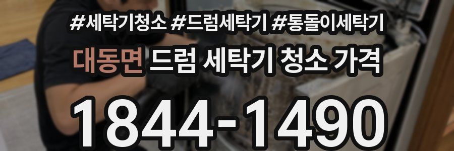 대동면 드럼 세탁기 청소 가격