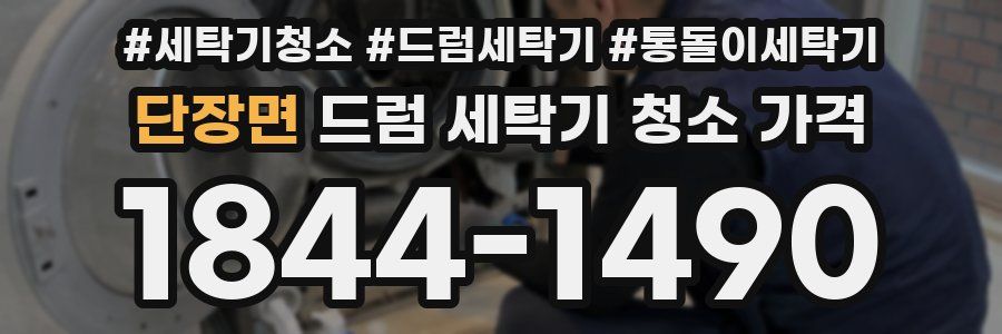 단장면 드럼 세탁기 청소 가격