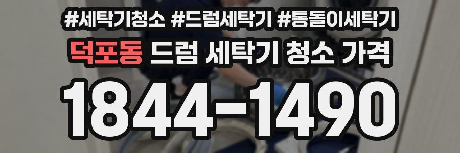 덕포동 드럼 세탁기 청소 가격