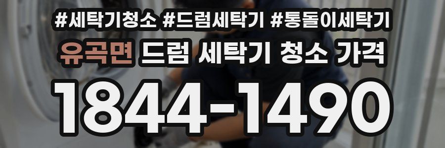 유곡면 드럼 세탁기 청소 가격