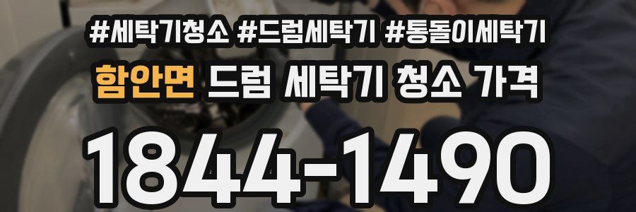 함안면 드럼 세탁기 청소 가격