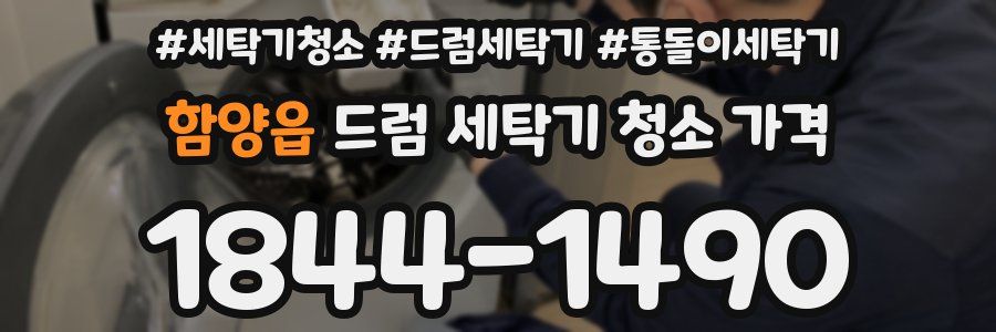 함양읍 드럼 세탁기 청소 가격