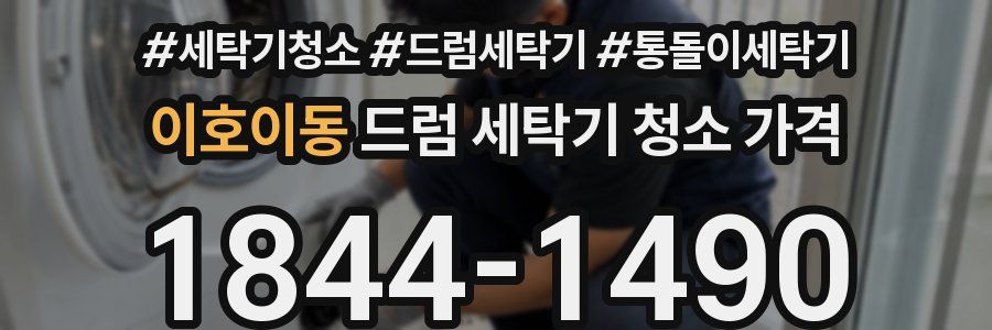 이호이동 드럼 세탁기 청소 가격